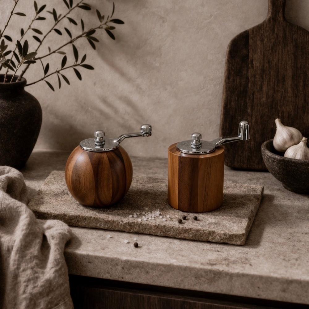 salt and pepper mill set